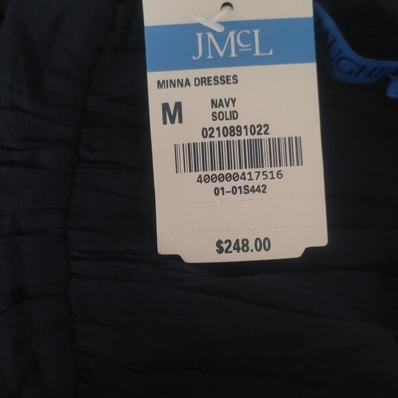 NWT J. McLaughlin Minna Maxi Dress in Navy Size Medium - Picture 5 of 5